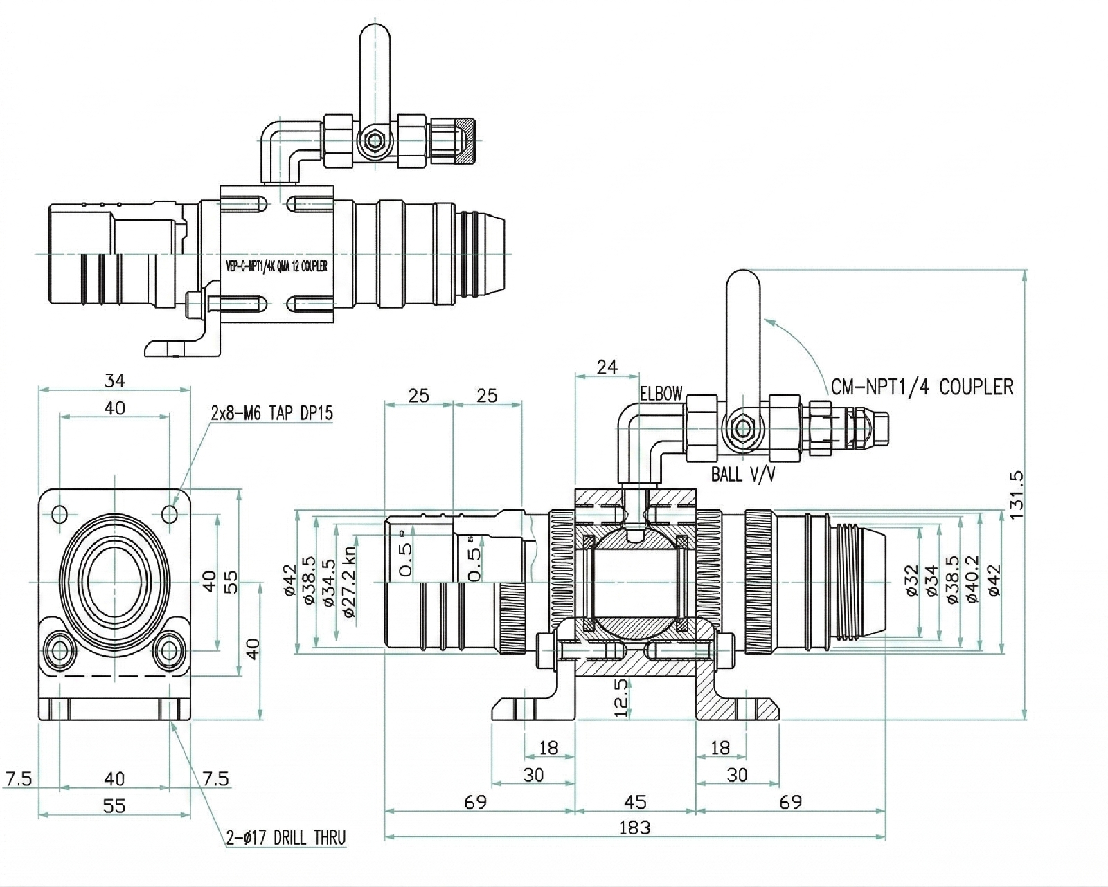 Q-KE220 제품 및 도면