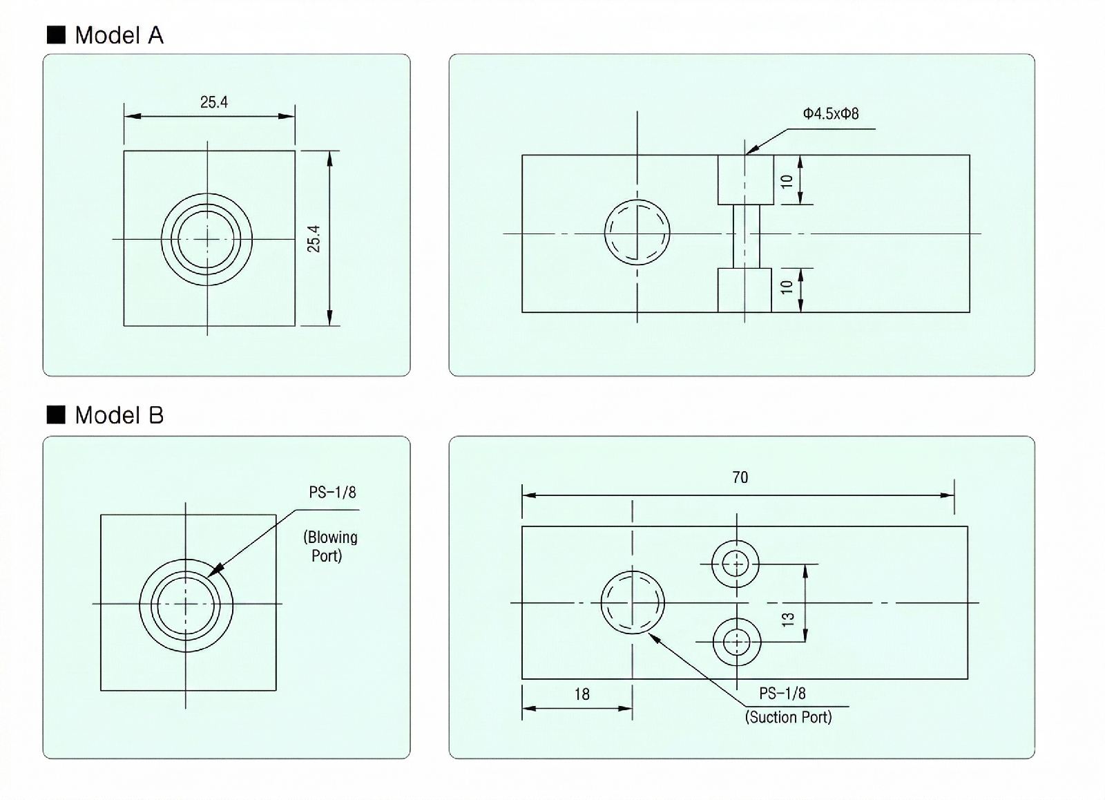 VEP-100 도면 규격